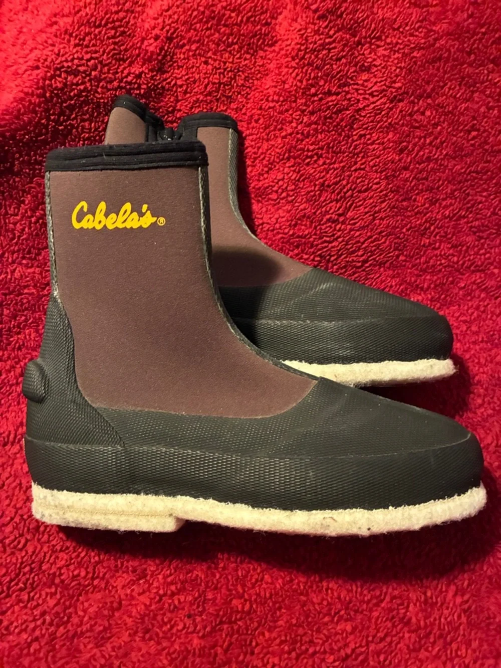 Cabela's Men’s or Women’s Brown & Black Neoprene Water Boot - Insulated